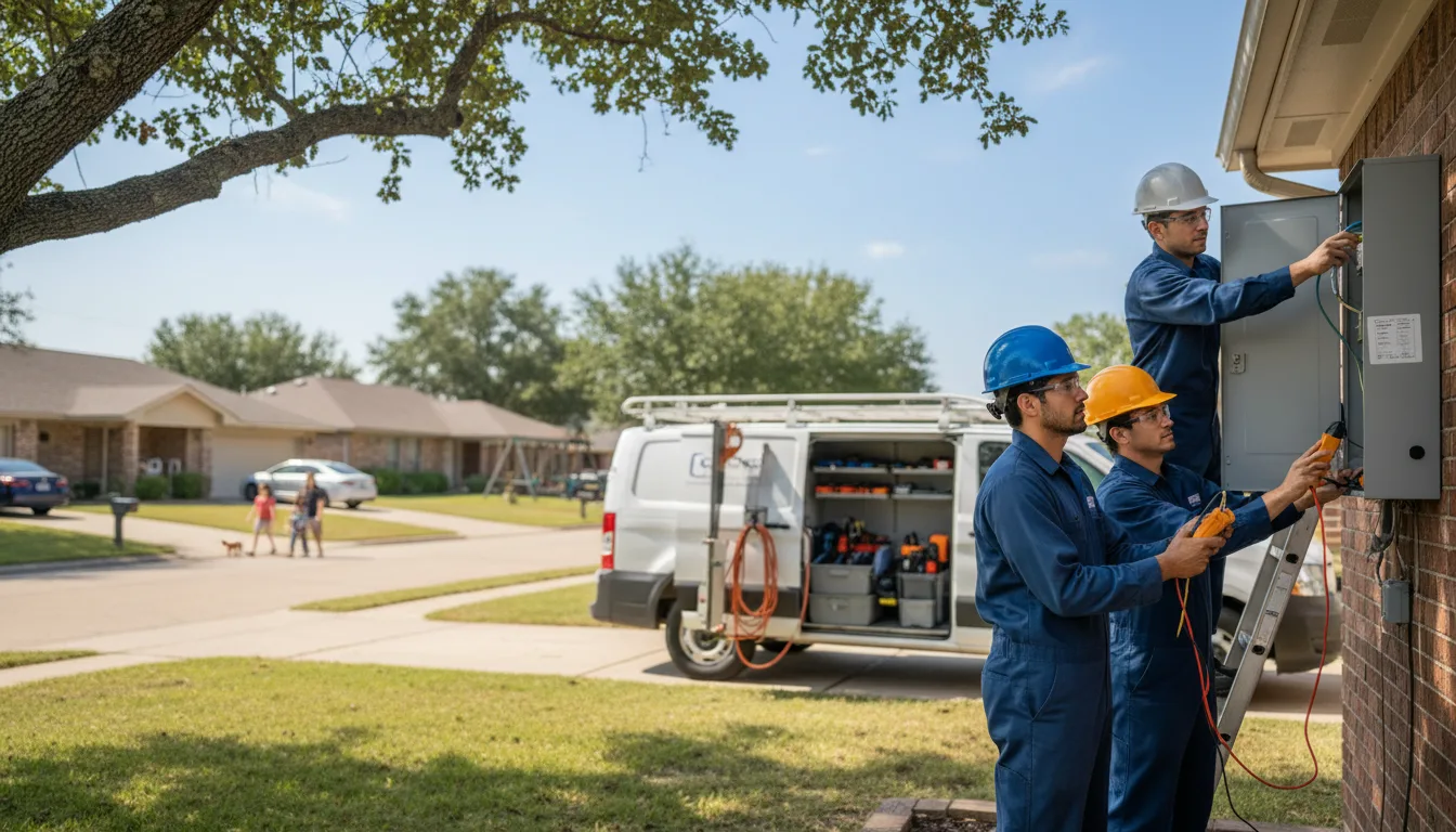 Certified electrician providing emergency electrical services in Hillsboro, IL